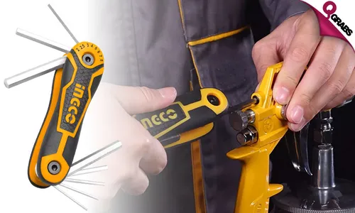 8-in-1 Hex Key Folding Tool!